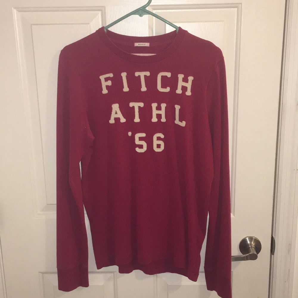 Red long sleeve by Abercrombie & Fitch